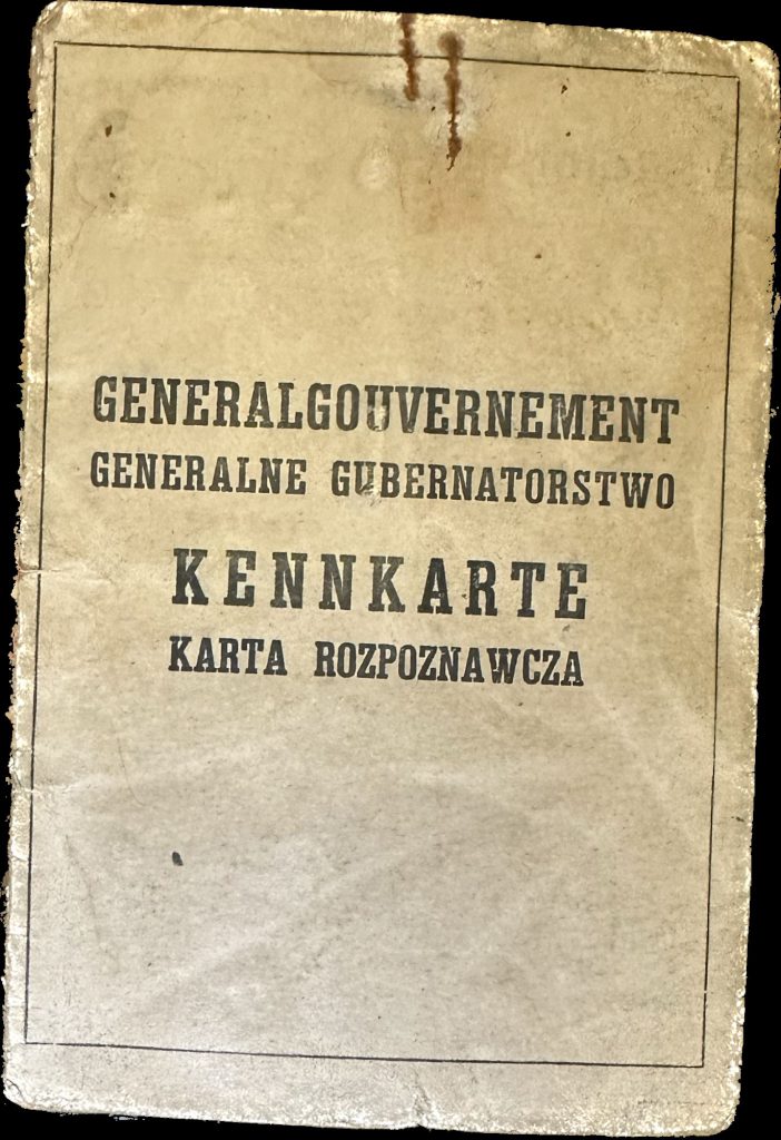 WW2, world war 2, general government identification card