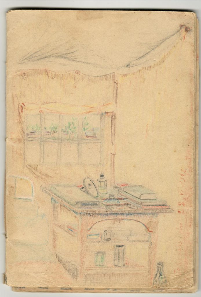 Polish Prisoner Sketch of Siberian Labor Camp